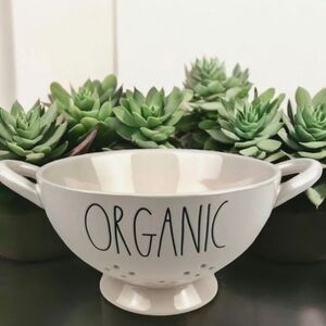 Rae Dunn Artisan Collection "ORGANIC" Ceramic Colander